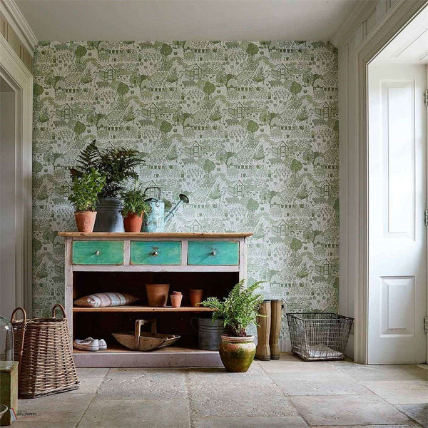 The Allotment behang van Sanderson