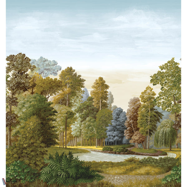 Austria Mural wallpaper in Autumn by Thibaut