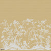 Chaumont Mural wallpaper in Gold by Thibaut