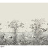 Crane Mural Tapete in Grey von Thibaut