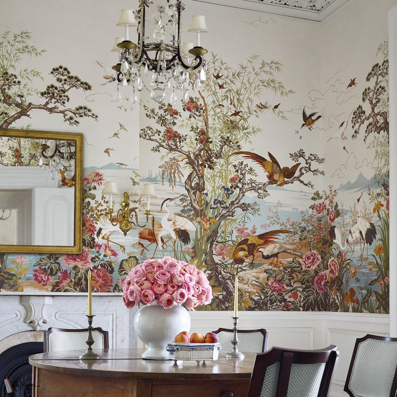 CRANE MURAL Thibaut Tapete sfeerbeeld