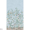Jardin Bloom Mural wallpaper in Spa Blue by Thibaut