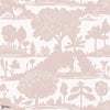 La Forêt papel pintado en Blush de Thibaut