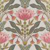 Lotus carta da parati in Cranberry di Thibaut