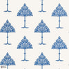 May Tree carta da parati in Blue and White di Thibaut