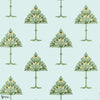 May Tree wallpaper in Seaglass by Thibaut