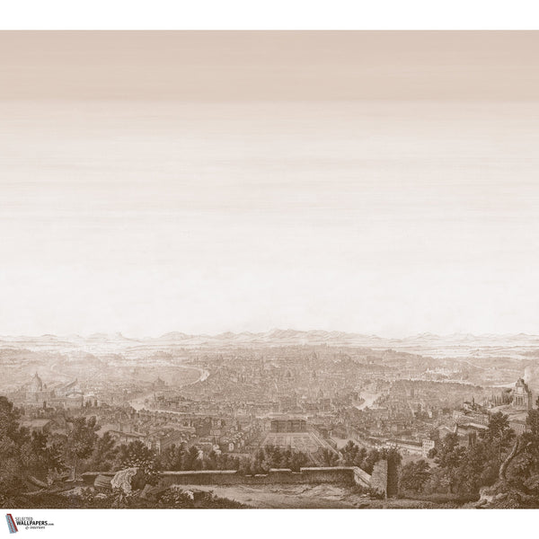Roma Mural Tapete in Brown von Thibaut