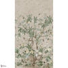 Wild Wisteria Mural wallpaper in Beige on Pearl by Thibaut