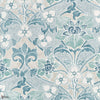 Woodford behang in Spa Blue van Thibaut