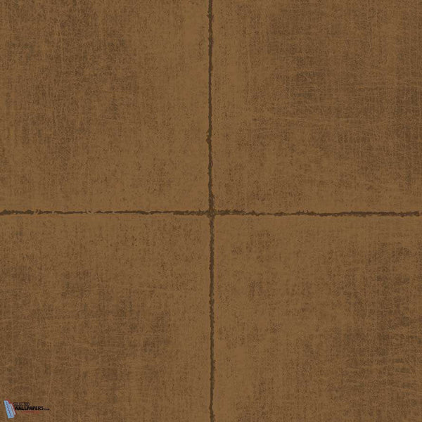 Tile wallpaper in Tangerine Bliss van Texam
