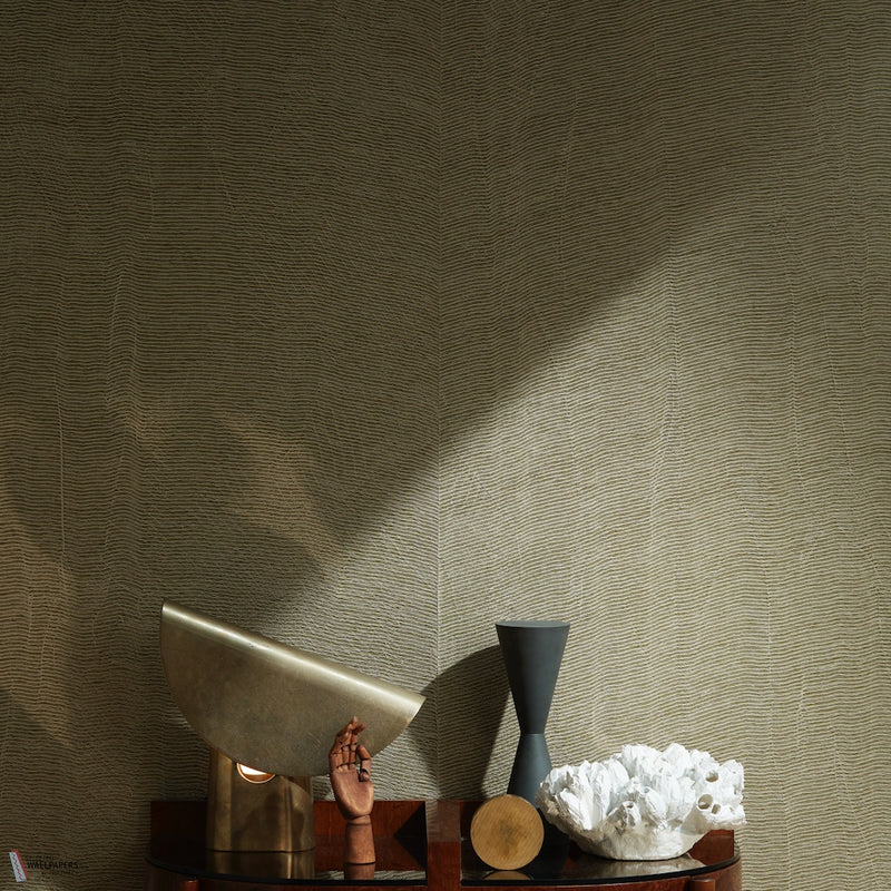 Cubro behang van Tissage Mahieu interieur