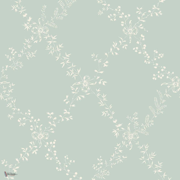 Toile Trellis behang in Middle Ground van Farrow & Ball