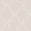 Toile Trellis behang in Skimming Stone van Farrow & Ball