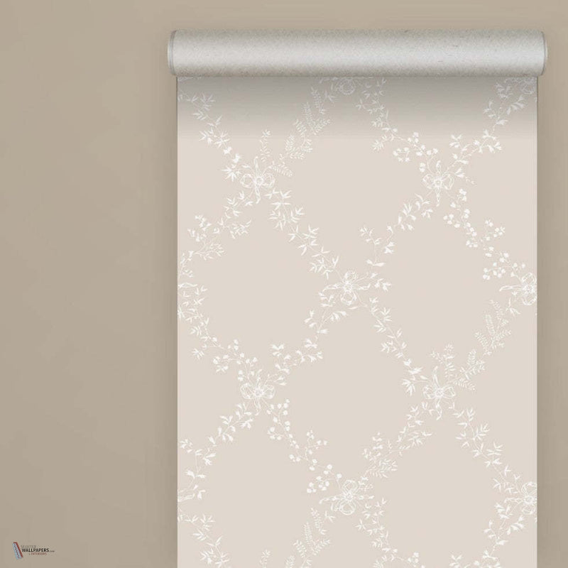 Toile Trellis wallpaper by Farrow & Ball
