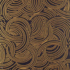 Tourbillon behang in Bespoke Gold van Farrow & Ball