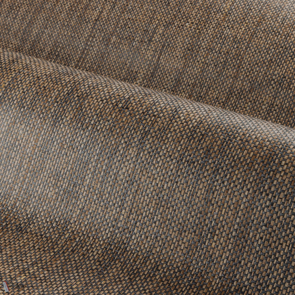 Tramis wallpaper in Noisette Carbonne by Casamance