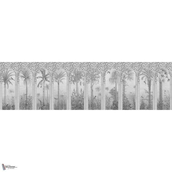 Trellis Exotica Tapete in Grey Tones von Iksel