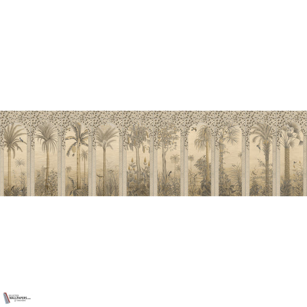 Trellis Exotica Tapete in Sepia Tones von Iksel