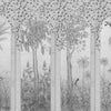 Trellis Exotica Tapete von Iksel — Grey Tones, detail