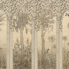 Trellis Exotica Tapete von Iksel — Sepia Tones, detail