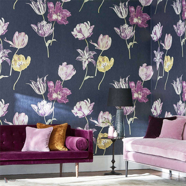 Tulipomania wallpaper van Sanderson