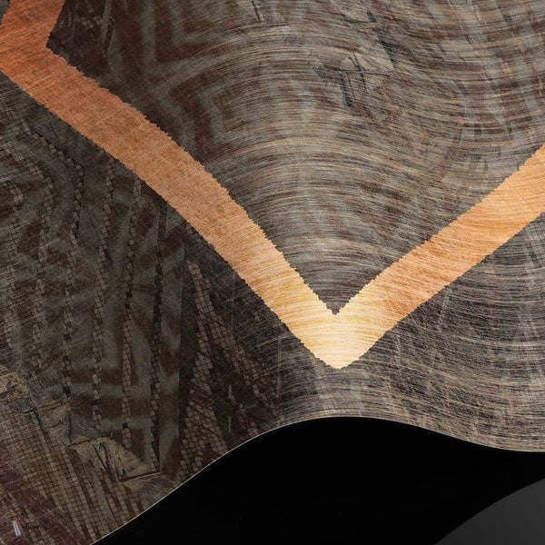 Abstracto Tapete Premium Silk Gold Tapete in T11060 von Tuskara