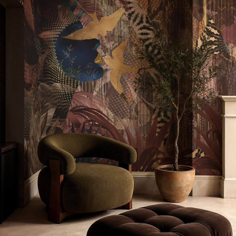 Angel Of Saturn Tapete in T11011 von Tuskara — Interieur