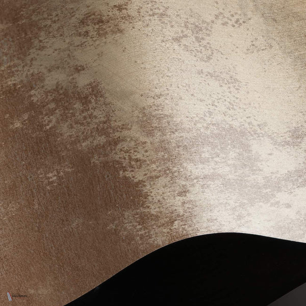 Cosmic Gold Tapete Linen Textile Tapete in T11090 von Tuskara