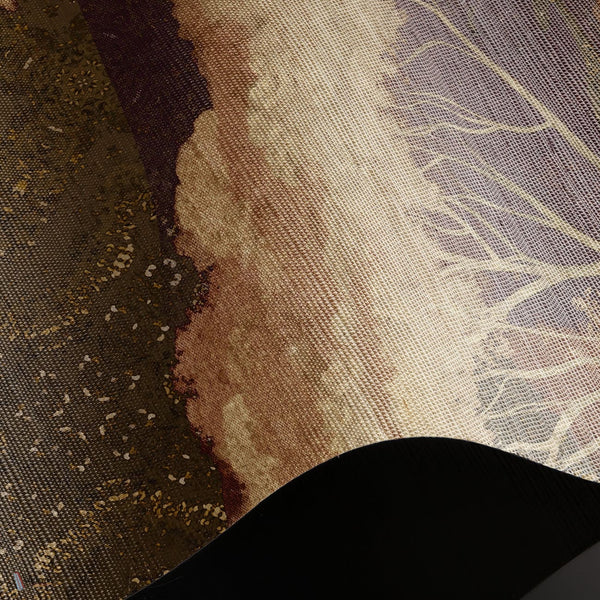 Forest Of Gold Tapete Natural Grasscloth Tapete in T11075 von Tuskara