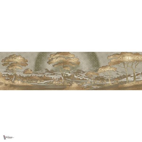 Forest Of Gold Tapete in T11076 von Tuskara — Gesamtdesign