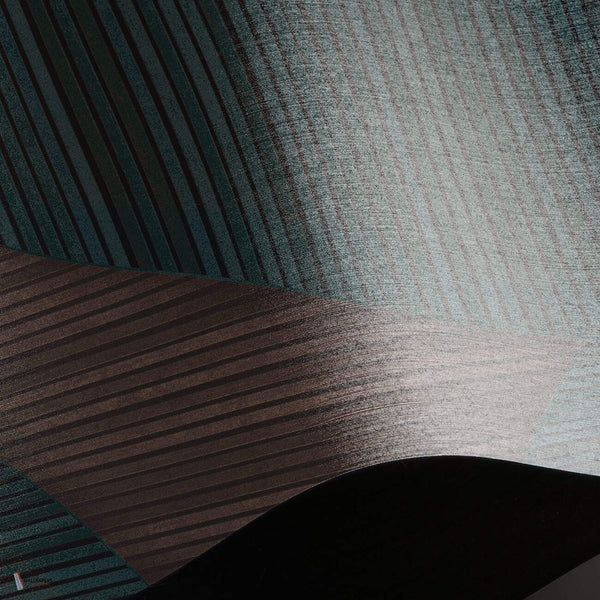 Papel pintado Geometry Of Space Linen Textile en T11010 de Tuskara