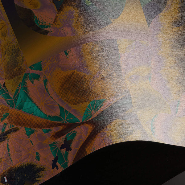 Indy wallpaper Linen Textile wallpaper in T11034 by Tuskara