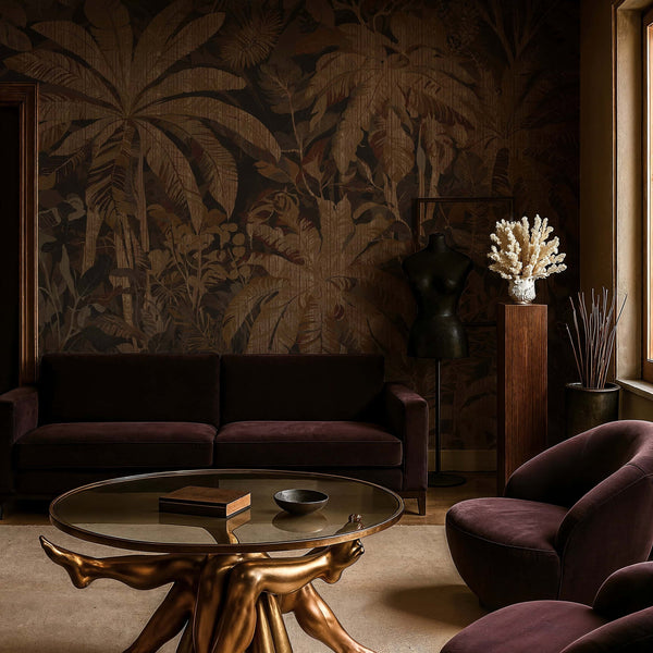 Jungle Dusk wallpaper in T11035 by Tuskara — interior