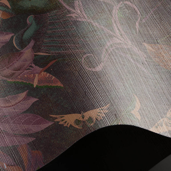 Jupiter Blossom wallpaper Natural Grasscloth wallpaper in T11046 by Tuskara