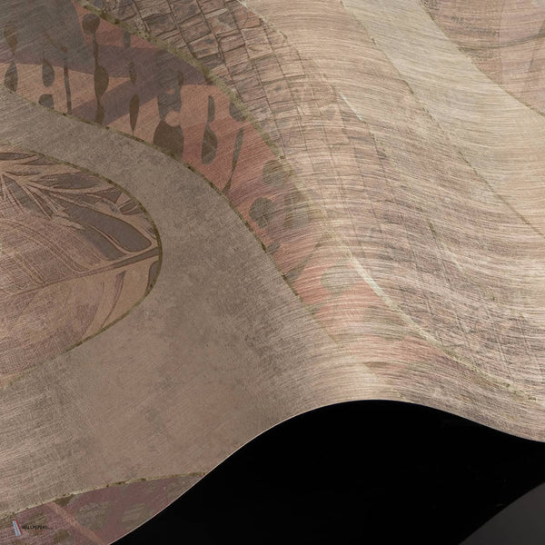 Kora wallpaper Premium Silk Silver wallpaper in T11027 by Tuskara