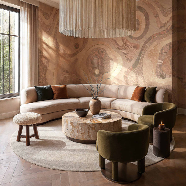 Kora wallpaper in T11027 by Tuskara — interior