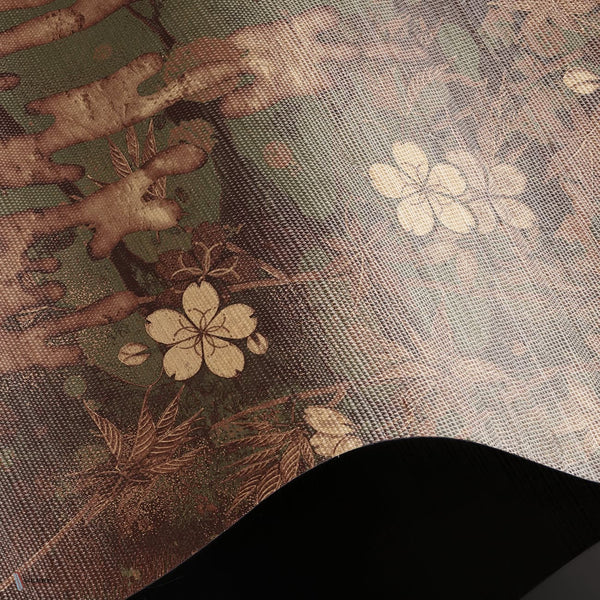 Midnight Gilt wallpaper Natural Grasscloth wallpaper in T11050 by Tuskara