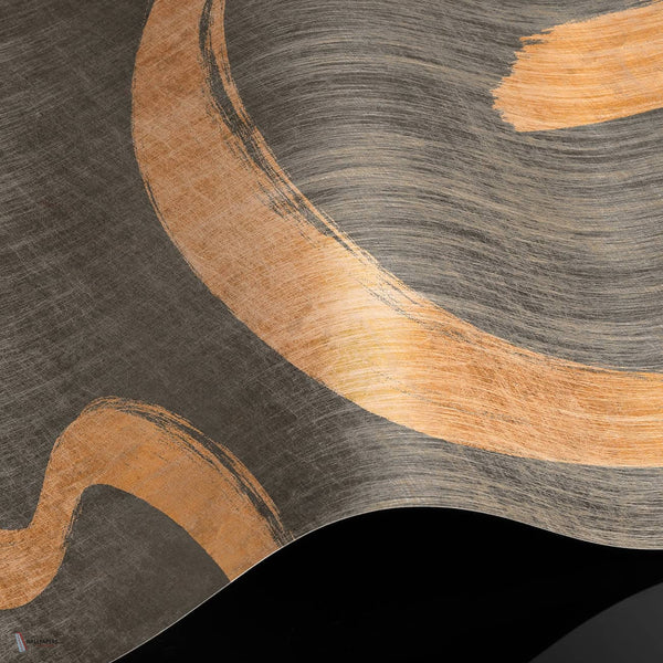 Nomad Lines wallpaper Premium Silk Gold wallpaper in T11072 by Tuskara