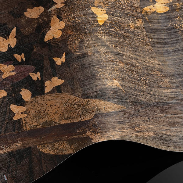 Obira Tapete Premium Silk Gold Tapete in T11001 von Tuskara