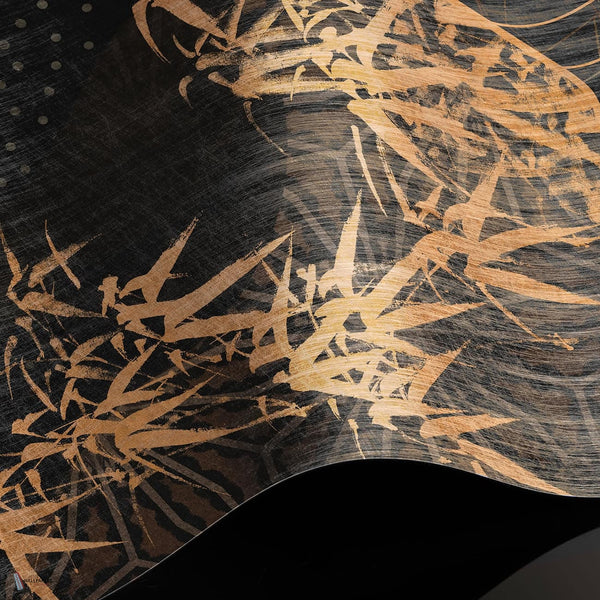 Obsidian Sky Tapete Premium Silk Gold Tapete in T11099 von Tuskara