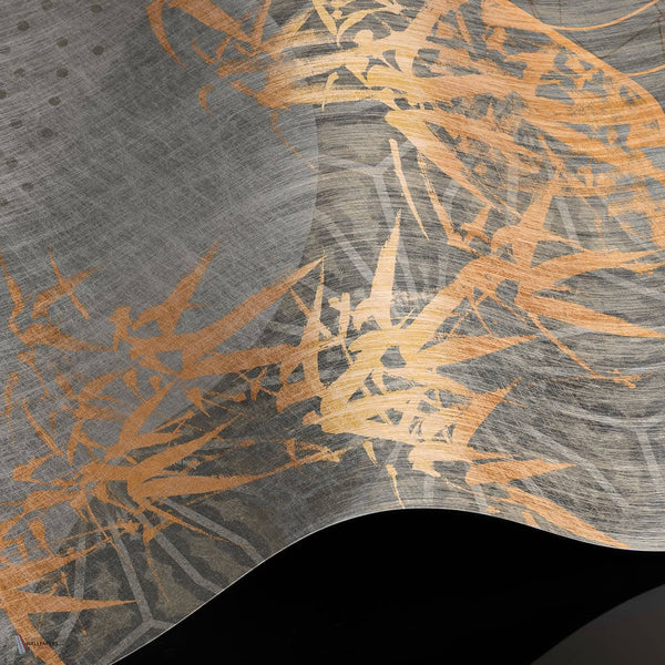 Obsidian Sky Tapete Premium Silk Gold Tapete in T11100 von Tuskara