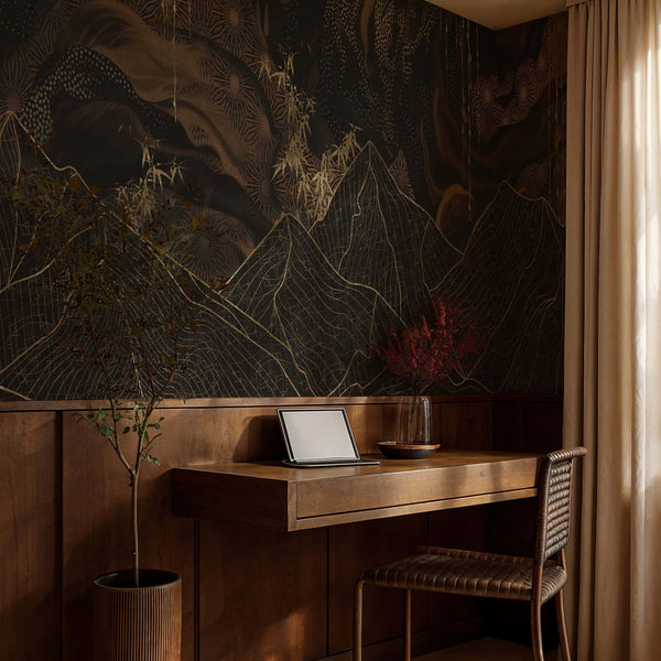Obsidian Sky Tapete in T11099 von Tuskara — Interieur