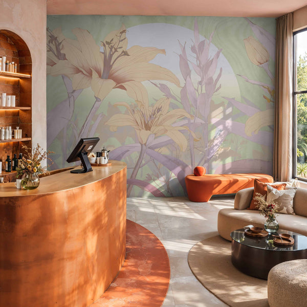 Orchid Mist wallpaper in T11109 by Tuskara — interior