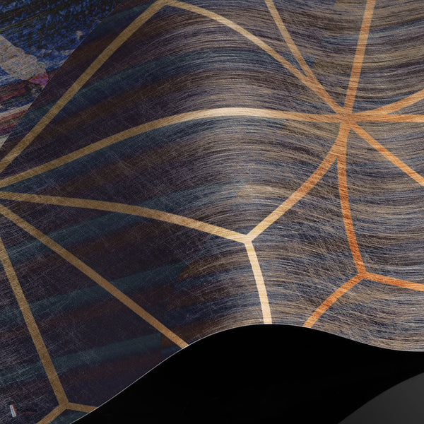 Rebel Moons wallpaper Premium Silk Gold wallpaper in T11040 by Tuskara