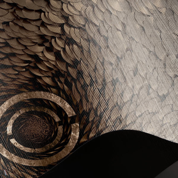 The Daisy Effect wallpaper Natural Grasscloth wallpaper in T11105 by Tuskara