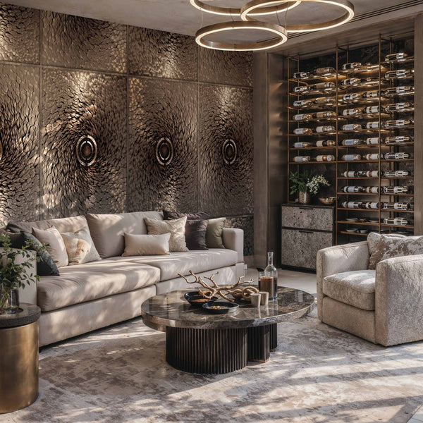 The Daisy Effect wallpaper in T11105 by Tuskara — interior