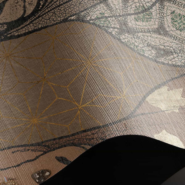 The Goat wallpaper Natural Grasscloth wallpaper in T11021 by Tuskara