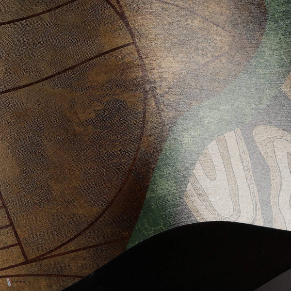 The Last Line wallpaper Linen Textile wallpaper in T11084 by Tuskara