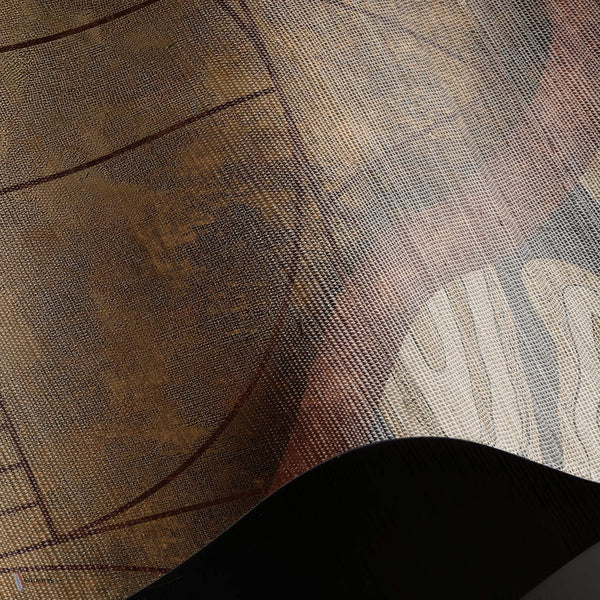 The Last Line Tapete Natural Grasscloth Tapete in T11083 von Tuskara