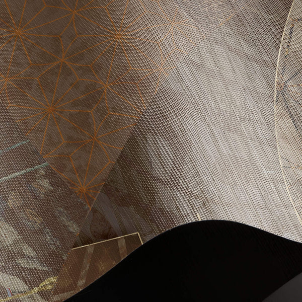The Requiem behang Natural Grasscloth behang in T11061 van Tuskara
